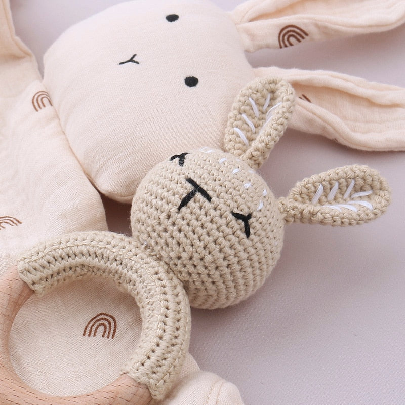Baby Bundle Wooden Rattle Crochet